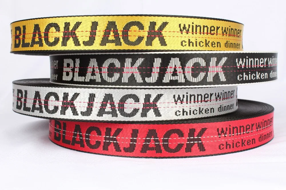 Blackjack 35 мм в ширину 5 ярдов в длину много модный промышленный ремень нейлоновая тесьма(без пряжки) желтый, черный, серебряный, красный для фристайла