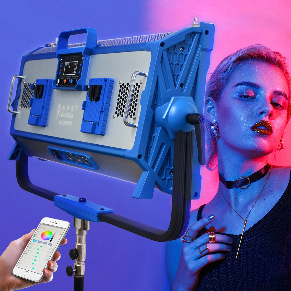 Светодиодная панель для фотосъемки 300 Вт RGBW управление через приложение |