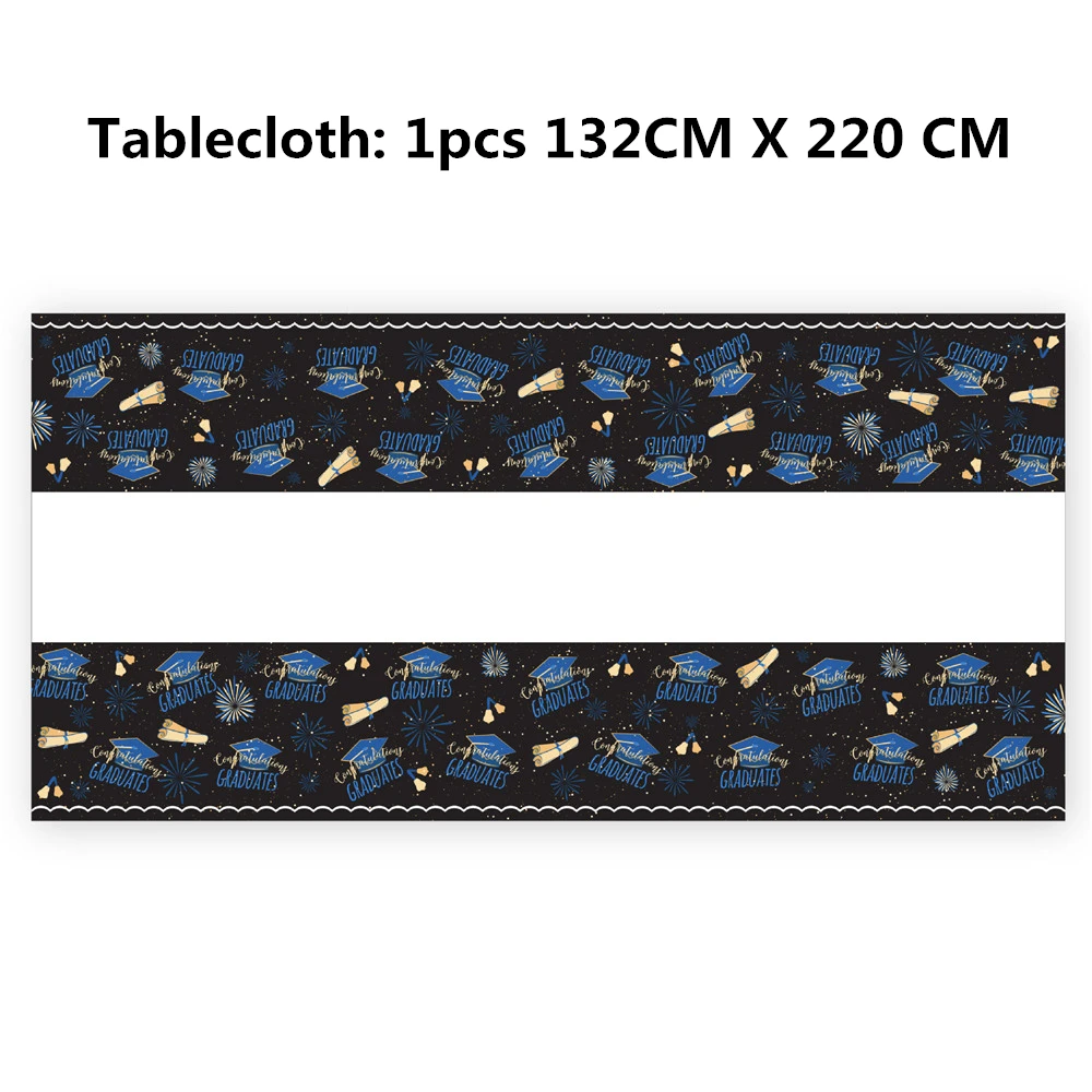 Tablecloth Вечерние украшения VOILEY для выпускного вечера, колпачок холостяка, Висячие фото клипсы, сувениры для выпускного, выпускники, любимый декор, Подарочные принадлежности, Q - Цвет: Tablecloth