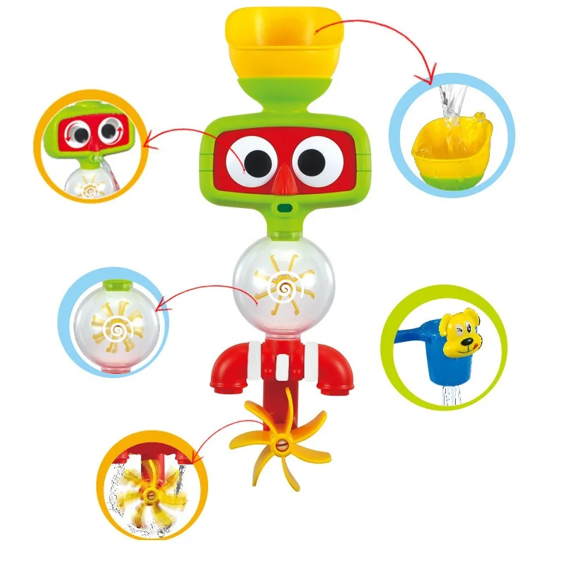 Sozzy Baby Bath Playset игрушка для ванны водяное колесо новорожденных весло купания