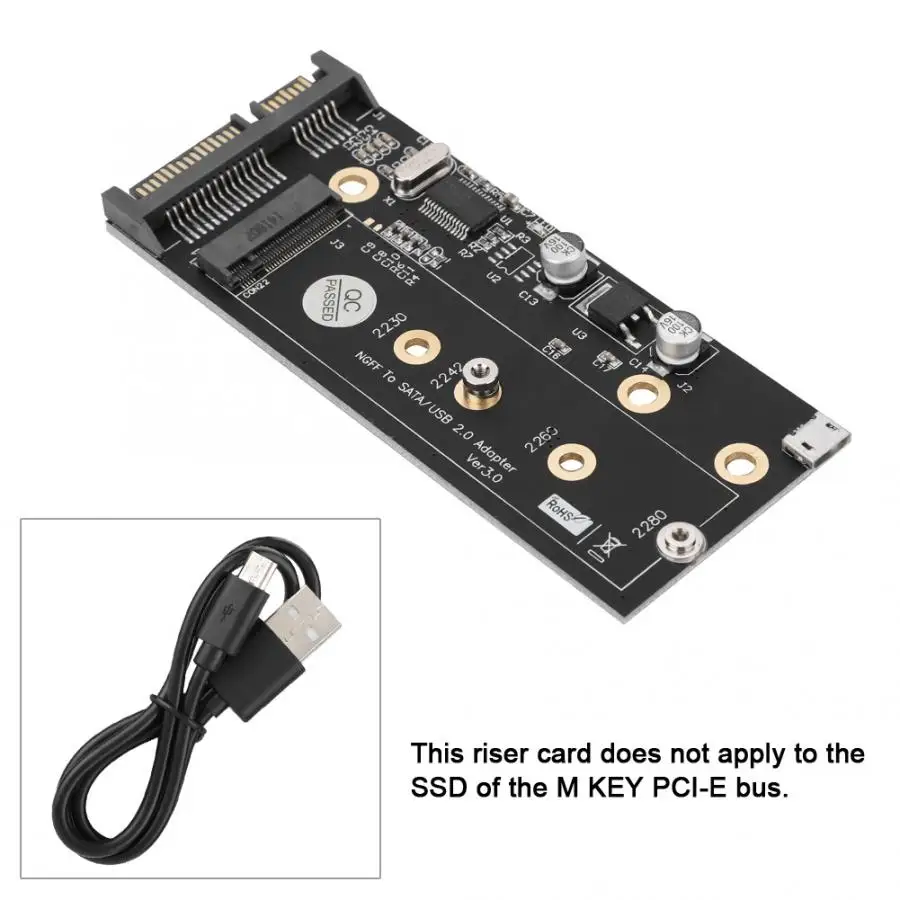 NGFF (M.2) ключ B для SATA с интерфейсом USB SSD твердотельный накопитель адаптера SATA| |