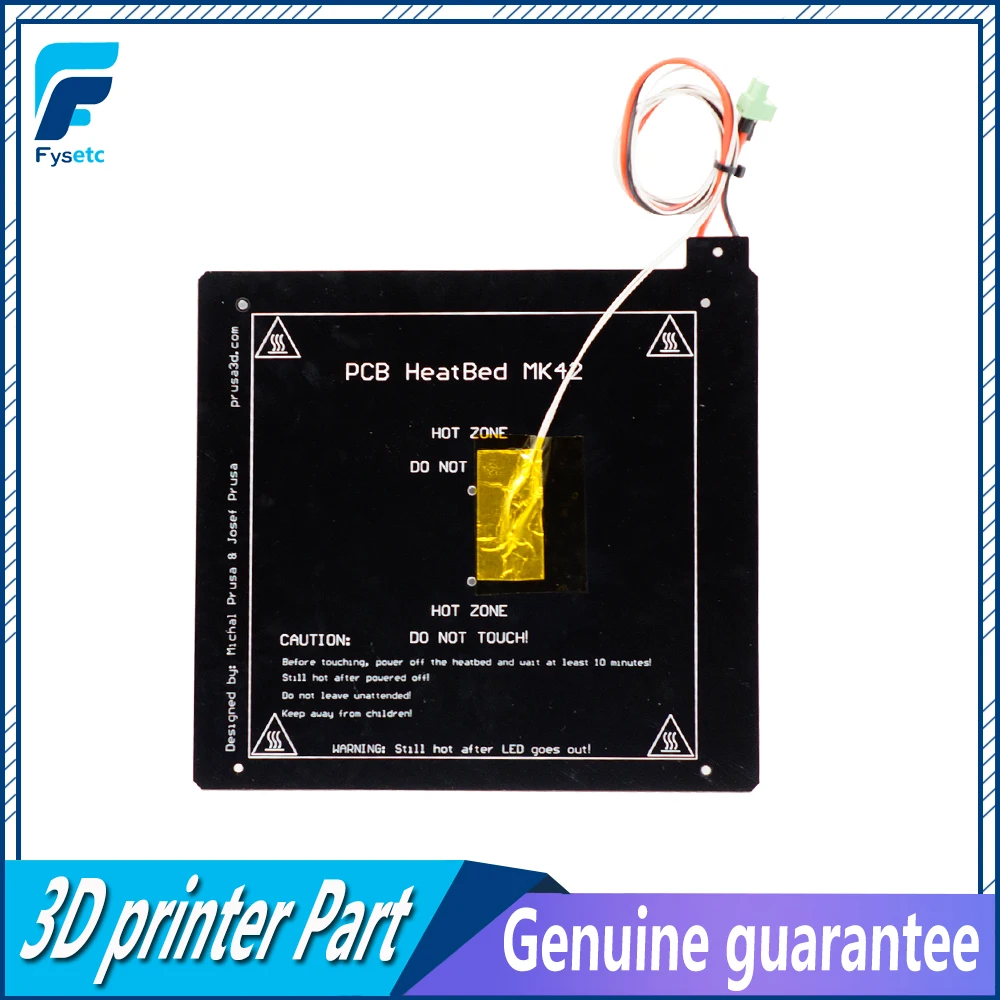 Prusa i3 MK2 MK2S 3d принтер кровать с подогревом алюминиевый сплав клон 255X235 мм + резистор