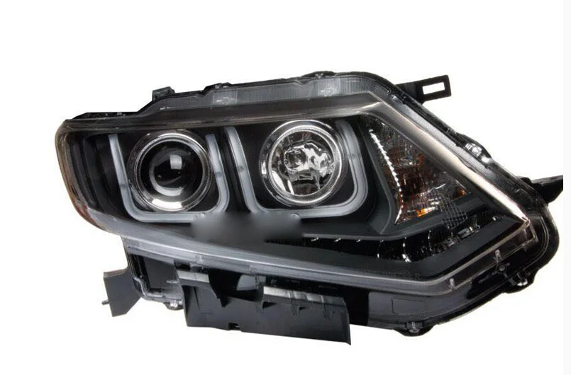 Автомобильный головной свет для X-Trail Rogue фары год rogue фара x trail xtrail DRL Hi Lo Скрытая ксенон