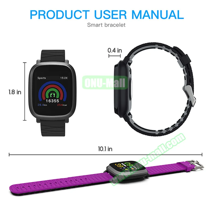 ITSYH CE RoHs FCC Smartwatch Водонепроницаемый Фитнес Watch Sport M30 смартфон браслет для Android ZH