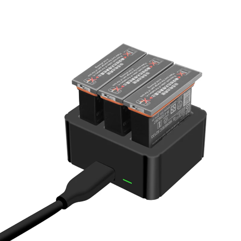 Charger Charging 3 Slots Portable Accessories for OSMO Action Camera Battery NK-Shopping | Электроника