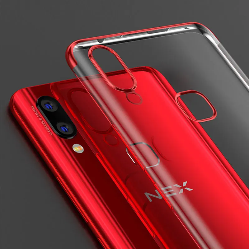 Для естественных NEX S эксклюзивная модная покрытие прозрачный чехол Vivo мягкий