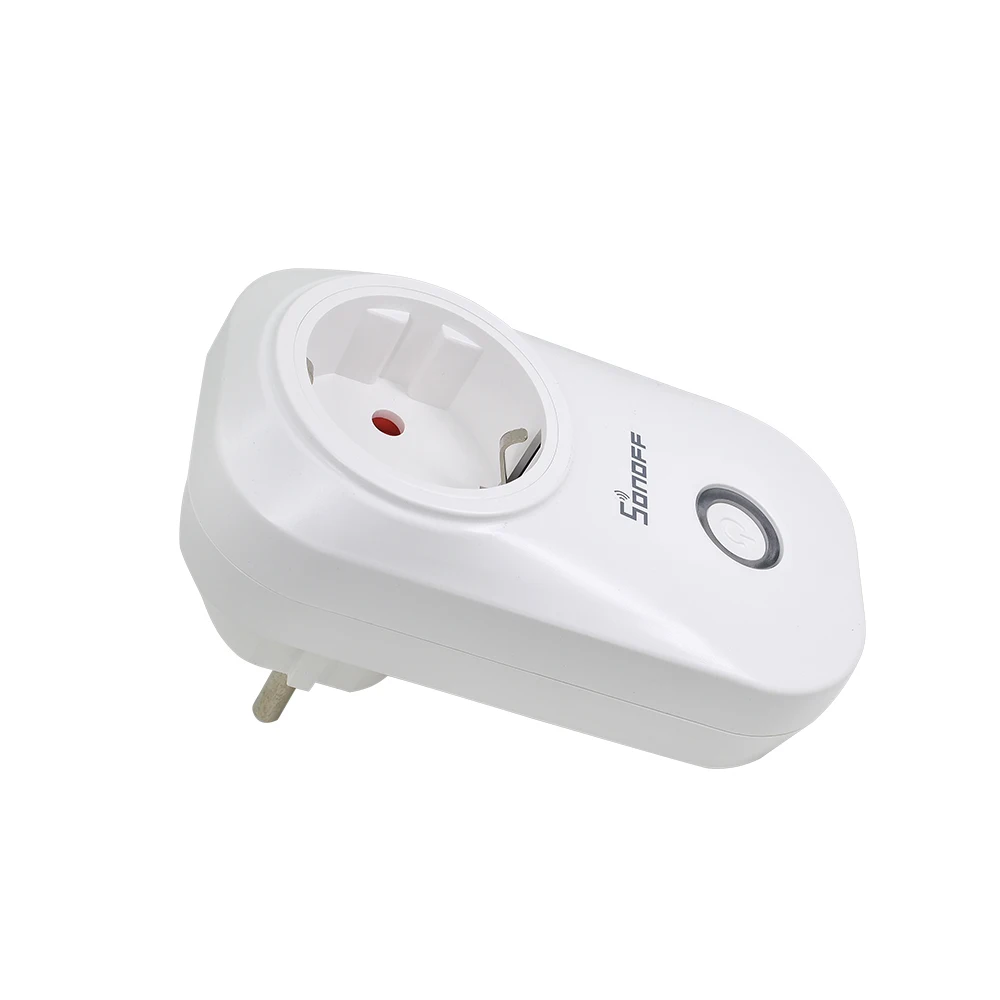 Sonoff S20 Wifi выключатель питания беспроводное приложение пульт дистанционного