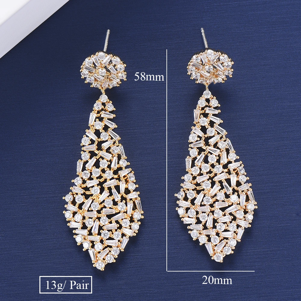 Sisathy Модные женские свадебные серьги геометрической формы полые полностью