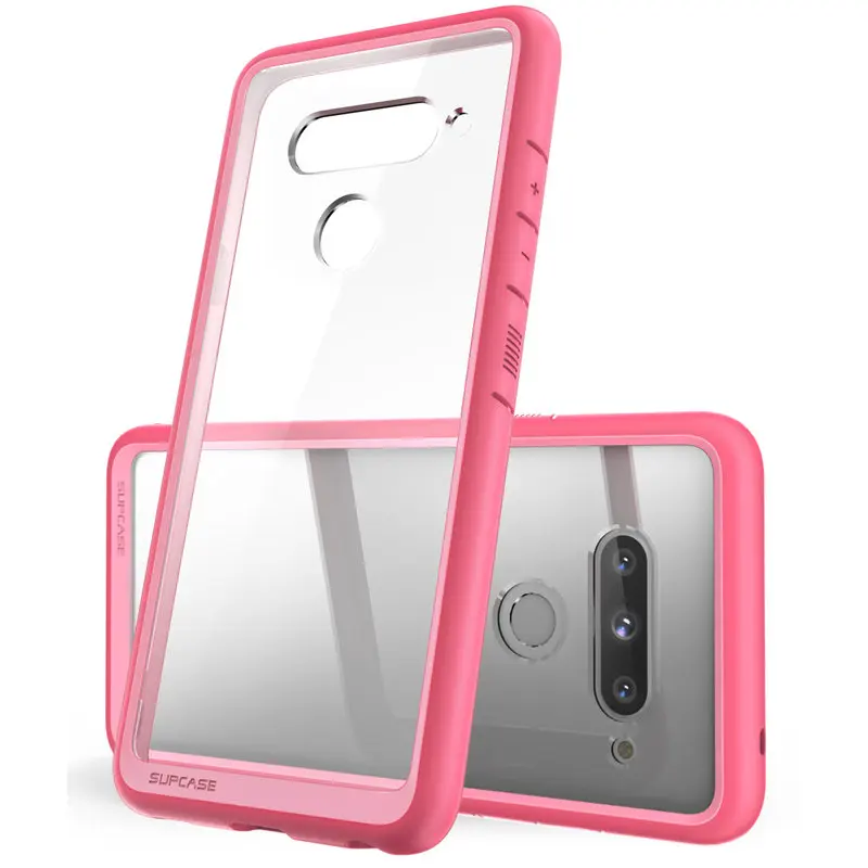 For LG V40 ThinQ Case SUPCASE UB Style Premium Hybrid Protective TPU Bumper+ Clear Back Cover Case For LG V40 Caso