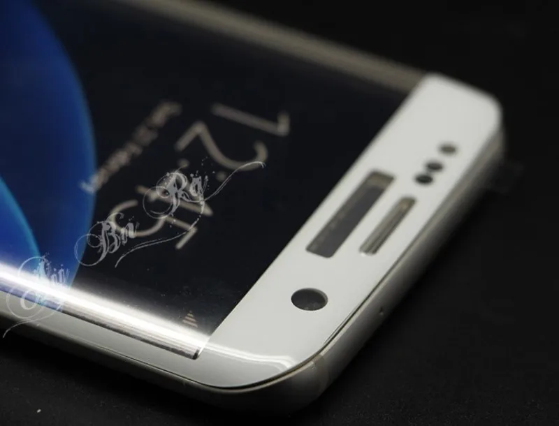 3D полное покрытие закаленное стекло протектор экрана для samsung Galaxy S7 Edge S6 розовое золото черный темно-синий прозрачный