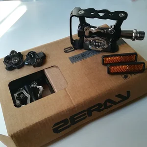 Педали самоблокирующиеся ZP для горного велосипеда и велосипедный замок с шипами, педали для горного велосипеда, совместимые с shi-hand Spd