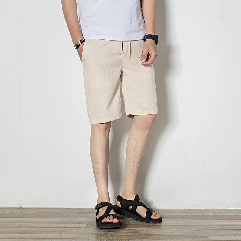 5 цветов Новые Для Мужчин's Повседневное плед Шорты для женщин мужчин с шнурок