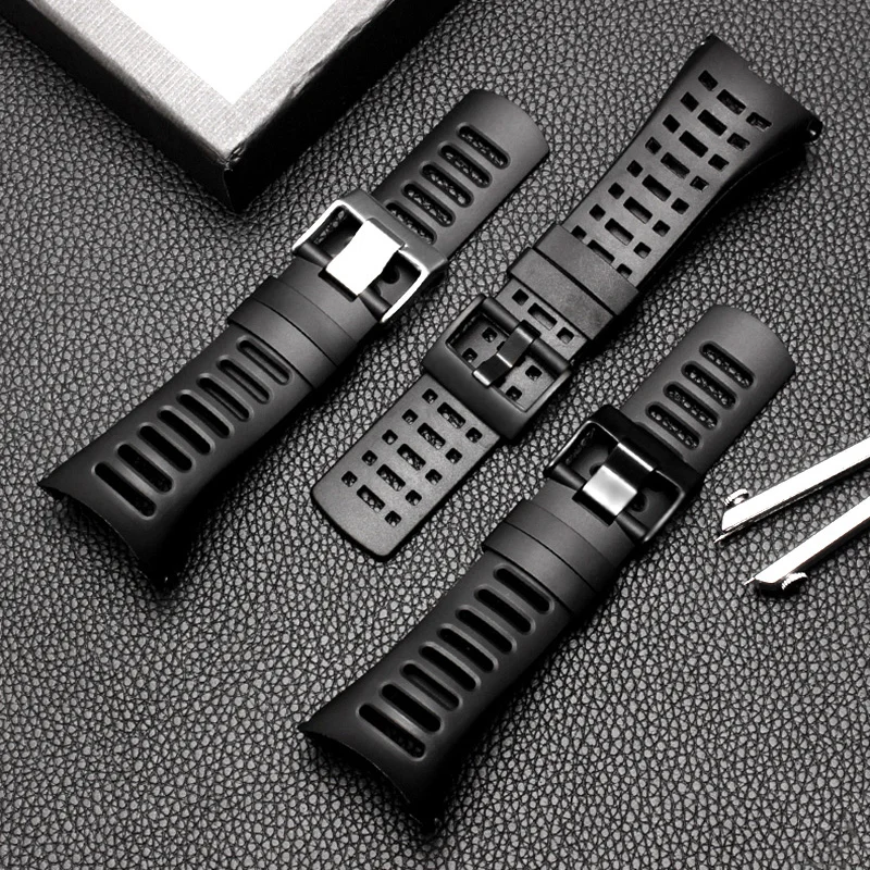 Серебристый и черный ремешок Suunto с силиконовой пряжкой для SUUNT Ambit 1 2 3 замена