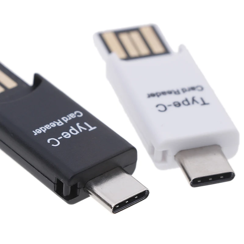 

Type-C Card Reader USB 3.1 USB-C / USB 2.0 OTG External Slim Portable Type C Card Reader