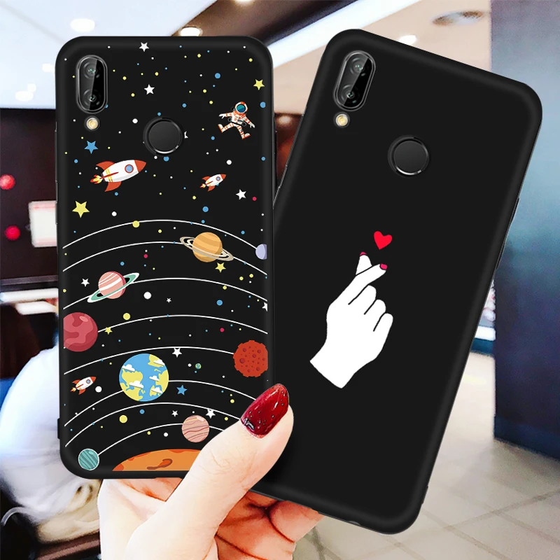 Силиконовые чехлы из ТПУ для Huawei P30 P20 Pro P10 Lite P Smart 2019 мягкая задняя крышка Nova 4 3 3i Plus