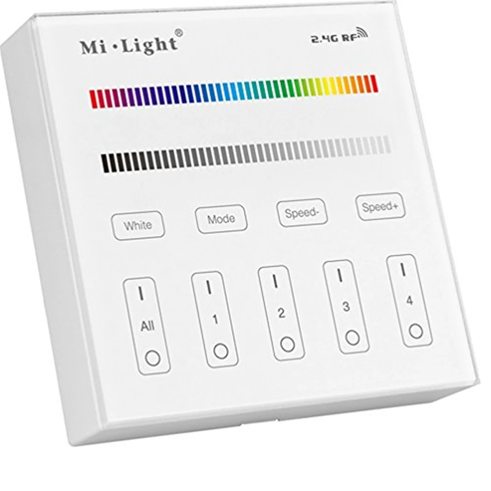 Умная сенсорная панель Mi Light контроллер T1 T2 T3 T4 B1 B2 B3 B4 Одноцветный/RGBW/RGB + CCT для