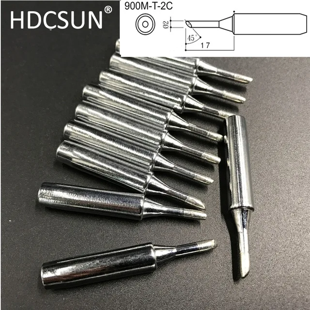 Высокое качество 10 шт./лот 900M T 1C/2C/3C/4C паяльник наконечник для Saike aoyue yihua 936 852d + 909D