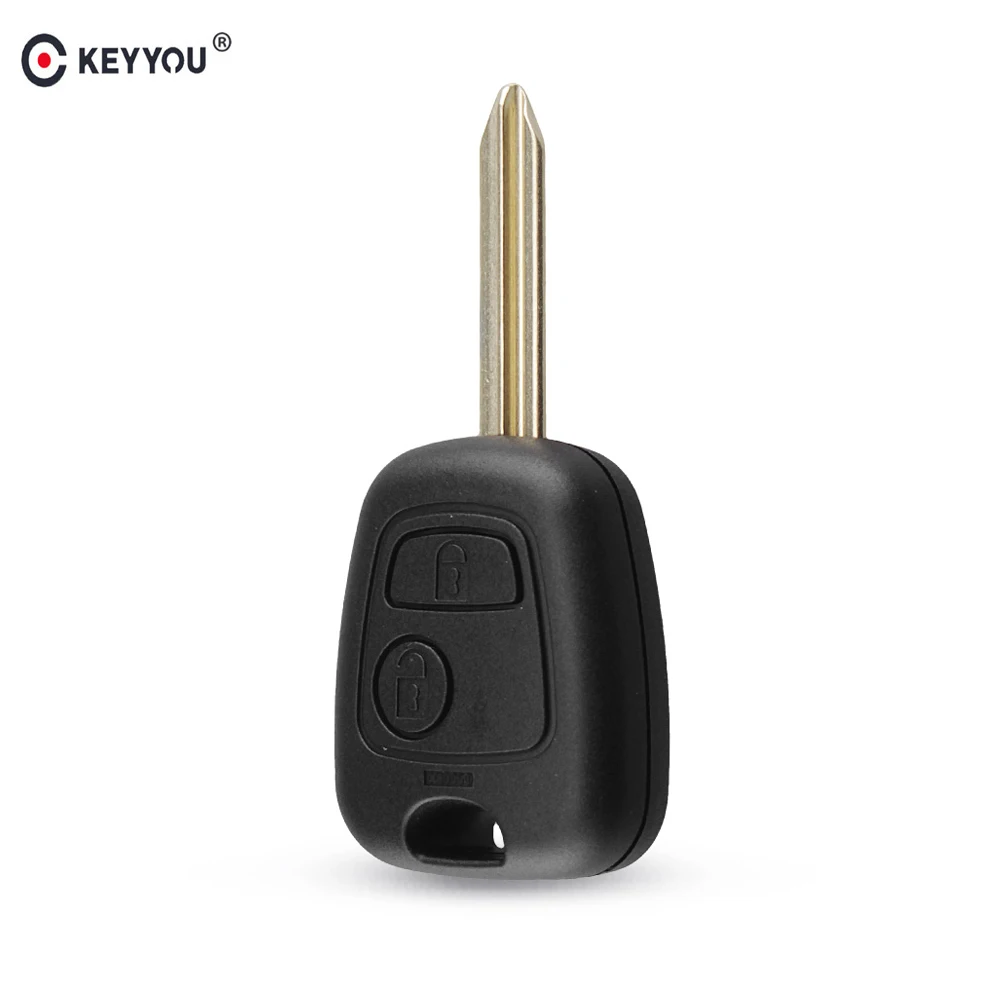 KEYYOU 2 кнопки дистанционного ключа автомобиля корпус Fob для peugeot Partner Expert Boxer SX9 Blade|fob