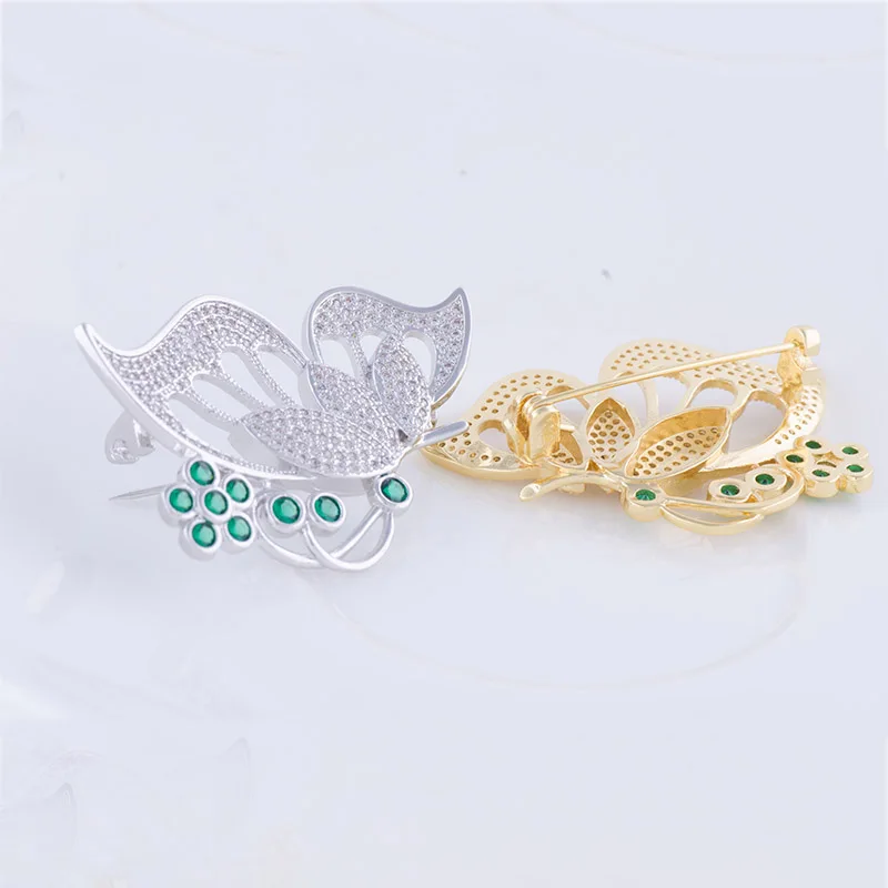 Женская Винтажная брошь в виде трех бабочек с кристаллами|brooches for women|brooch fashionbrooches