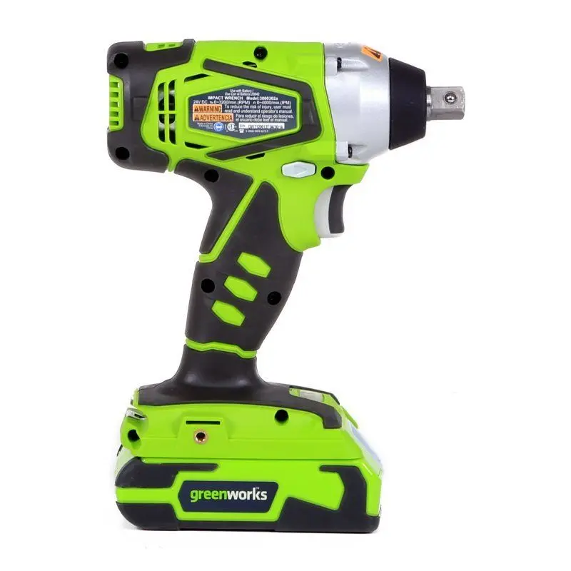 GREENWORKS-G4-24v-Lithium-1-2-IMPACT-WRENCH-3800302a-tool-Only GREENWORKS-G4-24v-Lithium-1-2-IMPACT-WRENCH-3800302a-tool-Only