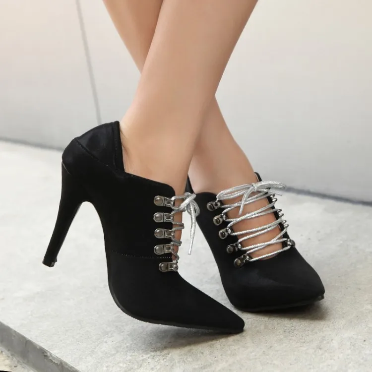 Женские туфли на высоком каблуке лодочки больших размеров 11 12 13 14 с закрытым