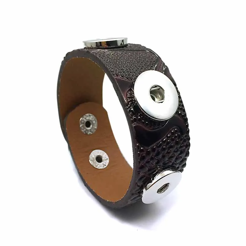 Узор динозавра 259 настоящий сменный Браслет из натуральной кожи 18 мм оснастка