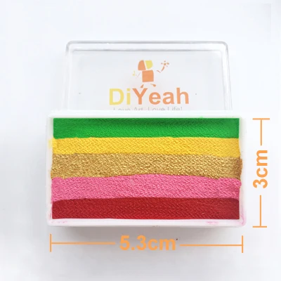 regular color 30g Pro Радуга средства ухода за кожей лица Краски макияж Краски ing пигмент 30 г/компл. многоцветный серии для боди-арта для Хэллоуина Неон УФ металлическое лицо Краски - Цвет: regular color 30g