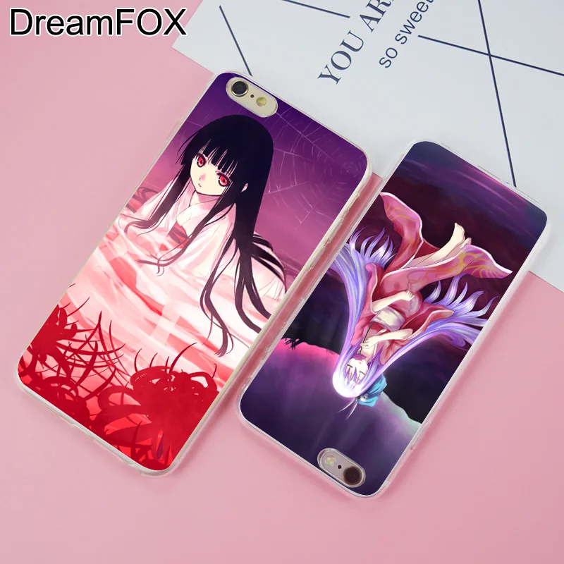 DREAMFOX K011 Ai Enma Hell Girl Мягкий ТПУ силиконовый чехол-накладка для Apple iPhone 11 Pro X XR XS Max 8 7 6