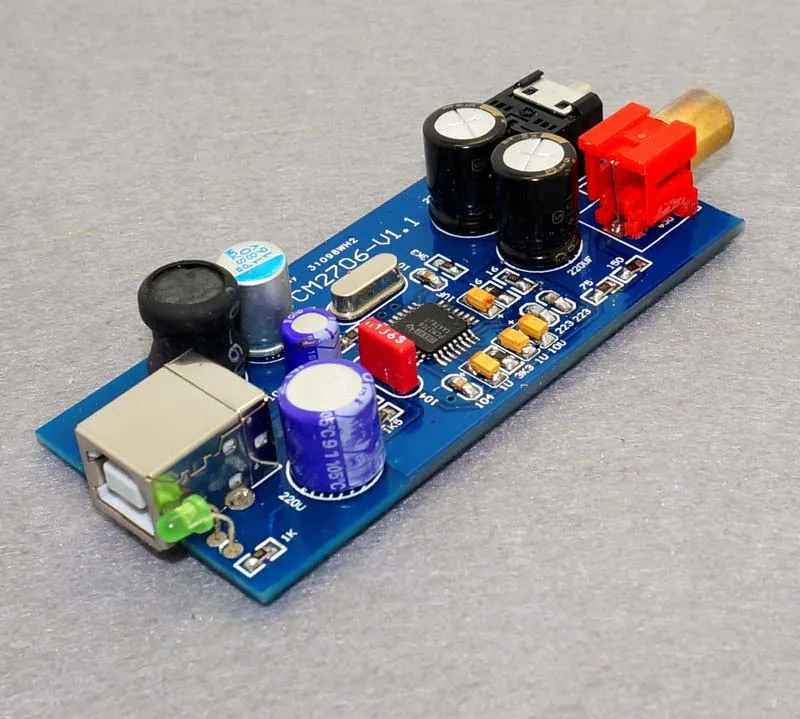 Breeze audio PCM2706 USB DAC звуковая карта усилитель модуль низкий уровень шума USB DAC декодер поддержка WINXP WIN7 WIN8 32 бит-64 бит