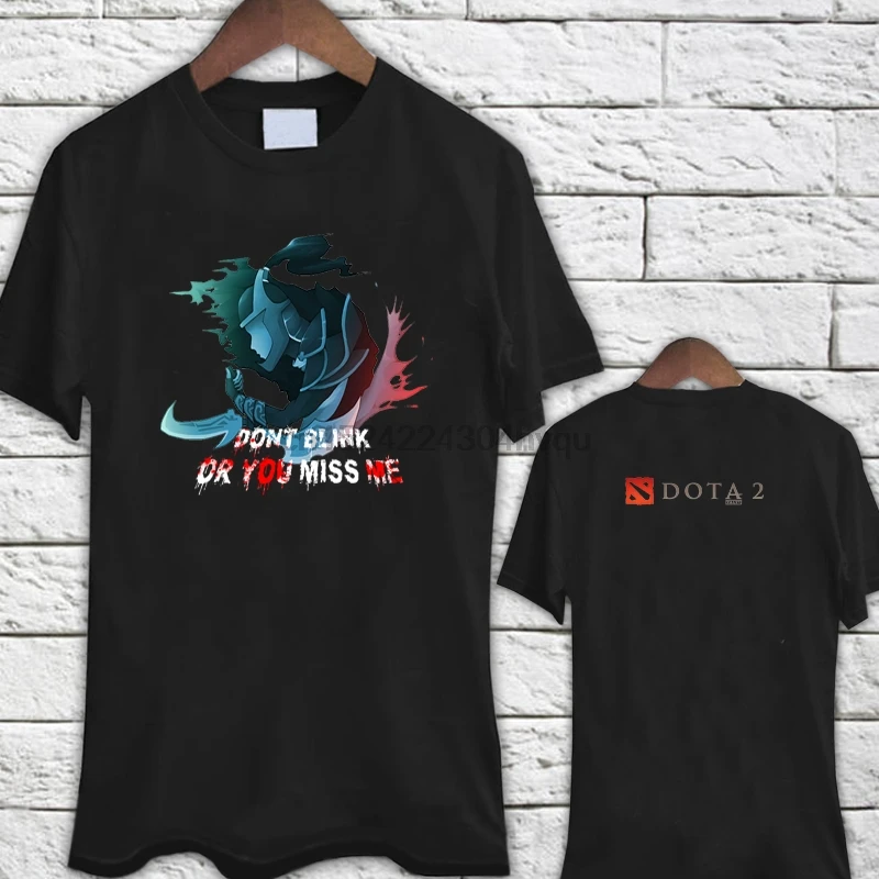 Черная футболка Dota 2 Phantom Assasin XS-3XL | Мужская одежда