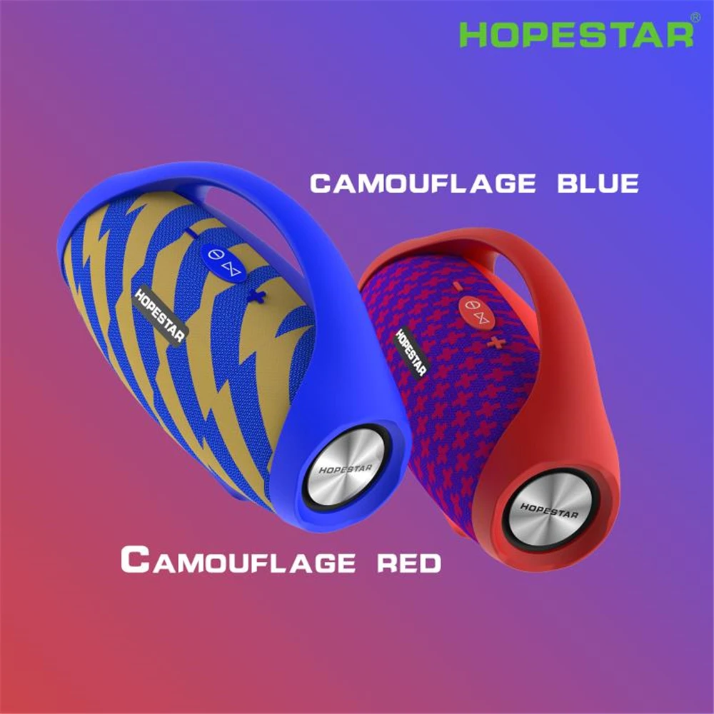 HOPESTAR H32 регби Bluetooth динамик портативный стерео Саундбар бас водонепроницаемый открытый беспроводной динамик сабвуфер TF USB