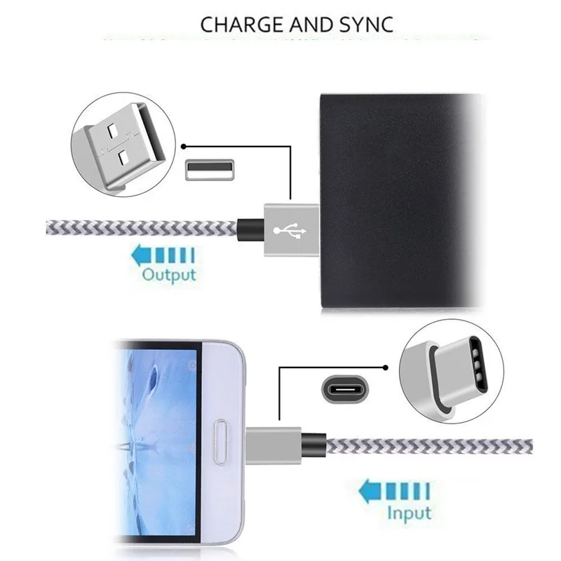 Usb-кабель для быстрой зарядки и передачи данных Huawei P Smart P20 Pro P10 P9 P8 Lite Y5 Y6 Y7 2017 2018 Honor
