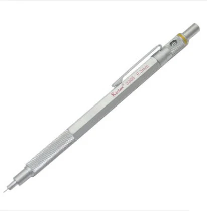 03mm Kuelox металлический комиксов рисунок механический карандаш 0,3/0,5/0,7/0,9/2,0 мм технический чертеж карандаш 1 шт - Цвет: 03mm