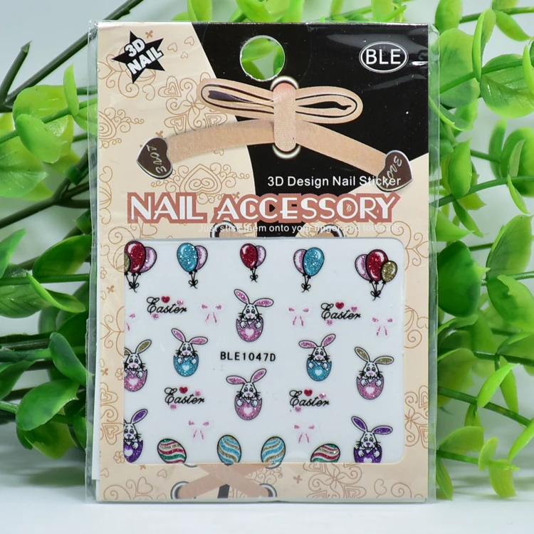 Детские блестящие наклейки для ногтей Наклейка с персонажем мультфильма милые