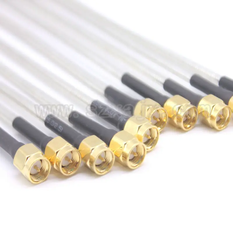 JX 10 шт. SMA Мужской к RG402 коаксиального кабеля Полужесткий RG 402 коаксиальный косички