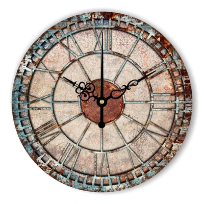 Антикварные настенные украшения часы для домашнего декора Гарантия 3 года