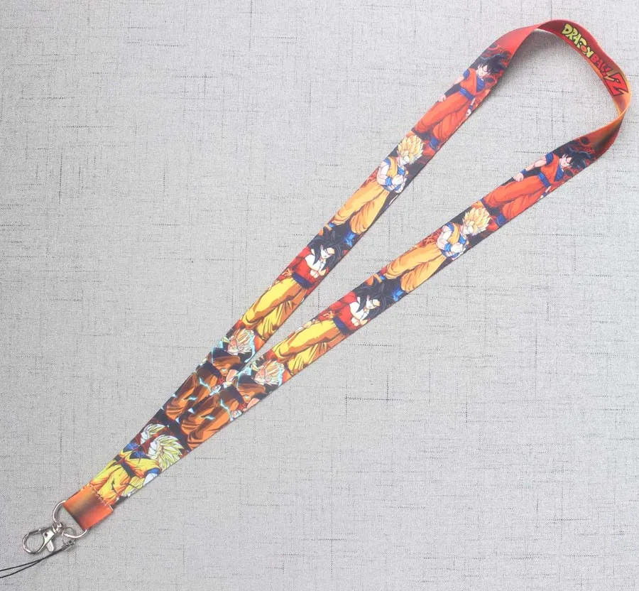 Dragon Ball Lanyards мультфильм фильм значок держатель брелоки ремешки мобильный телефон ключ цепи шнурки для телефонов
