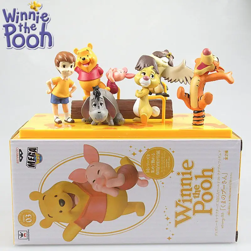 Фигурки из мультфильма Винни Пух 3 6 см|Игровые фигурки и трансформеры| |