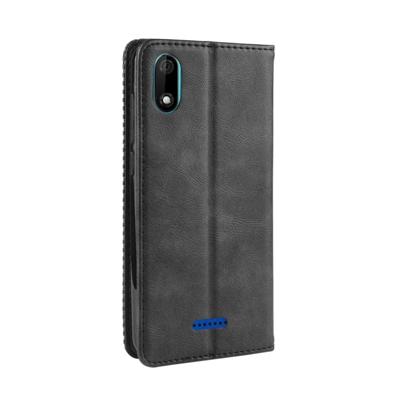 Кожаный чехол для Wiko Y80 чехол Сетчатый Дизайн протектор Etui для Wiko Y60 Y80 чехол Магнитный Корпус с держателем для карт