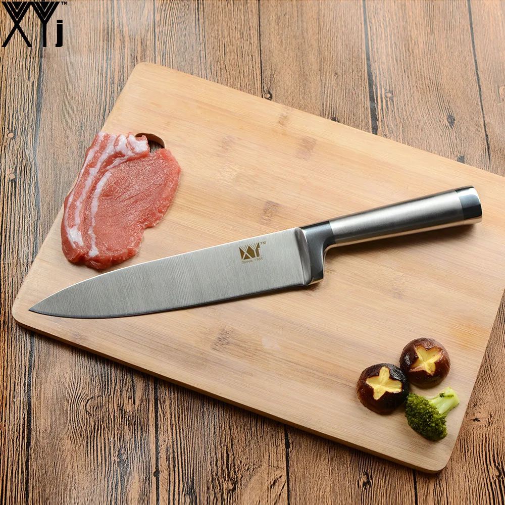 XYj шеф повар Нержавеющая сталь ножей Кухня Пособия по кулинарии набор японский