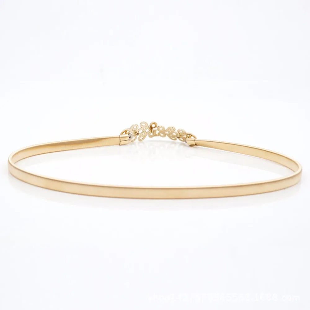 Роскошный бренд милый золотой цветок украшения Свадебные ремни для женщин