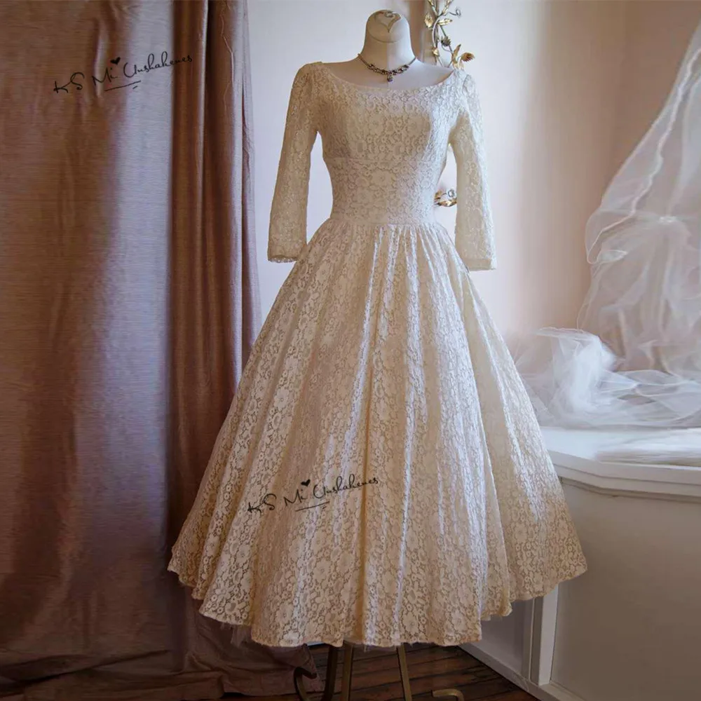 Настоящее кружевное свадебное платье бохо весенние короткие платья для невесты