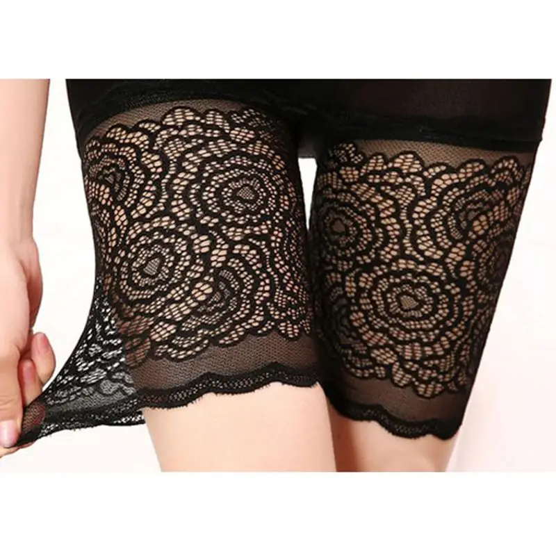 Женские кружевные шорты сексуальные летние модные эластичные Капри для девушек