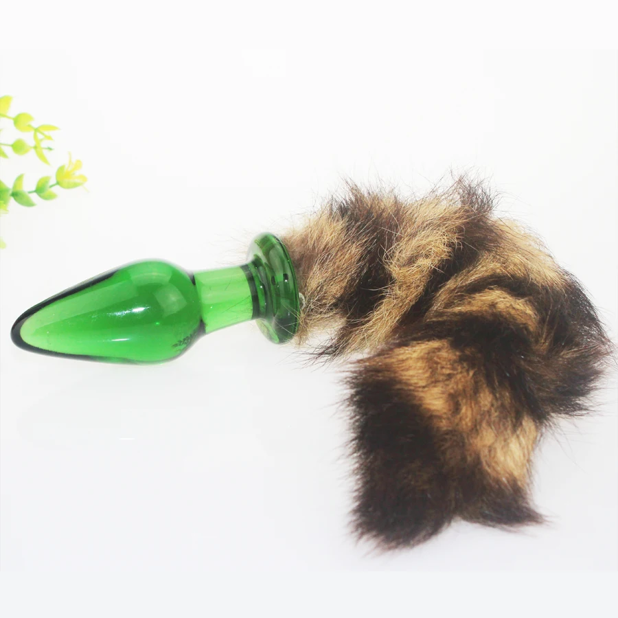huge Butt Plug sex toy for women Game fox tail backyard Stimulating sexy girls Glass Anal nightlife cat Tails couple Cosplay | Красота и