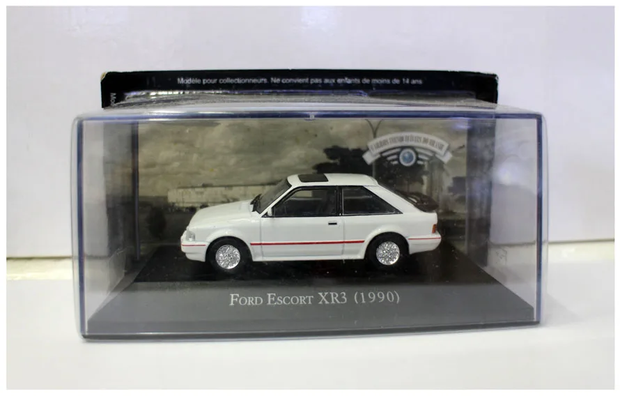 Ix o 1:43 Ford Escort XR3 1990 эксклюзивная игрушечная машинка из сплава для детей, детские игрушки, модель оригинальной коробки