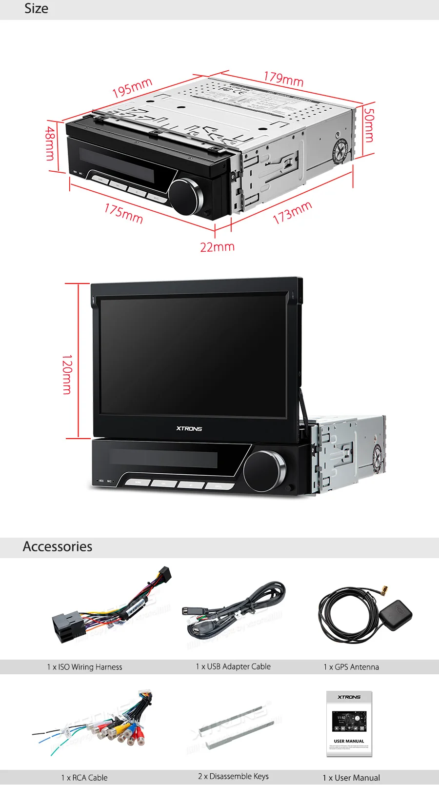 XTRONS Универсальный 7 дюймов Android 8,1 One Din радио автомобиля Стерео Авторадио DVD плеер MP4 MP3 OBD2 DAB+ gps навигация руль