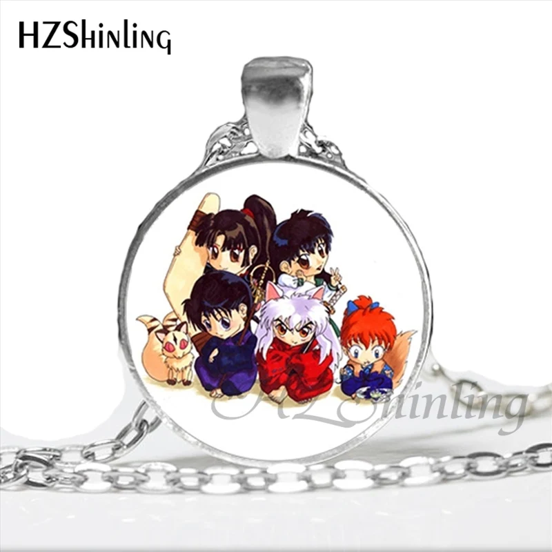 11 NS-00792 Inuyasha и Кагоме Цепочки и ожерелья с Стекло стимпанк ювелирные изделия для Для женщин Косплэй утверждающий кулон Цепочки и ожерелья s HZ1 - Окраска металла: 11