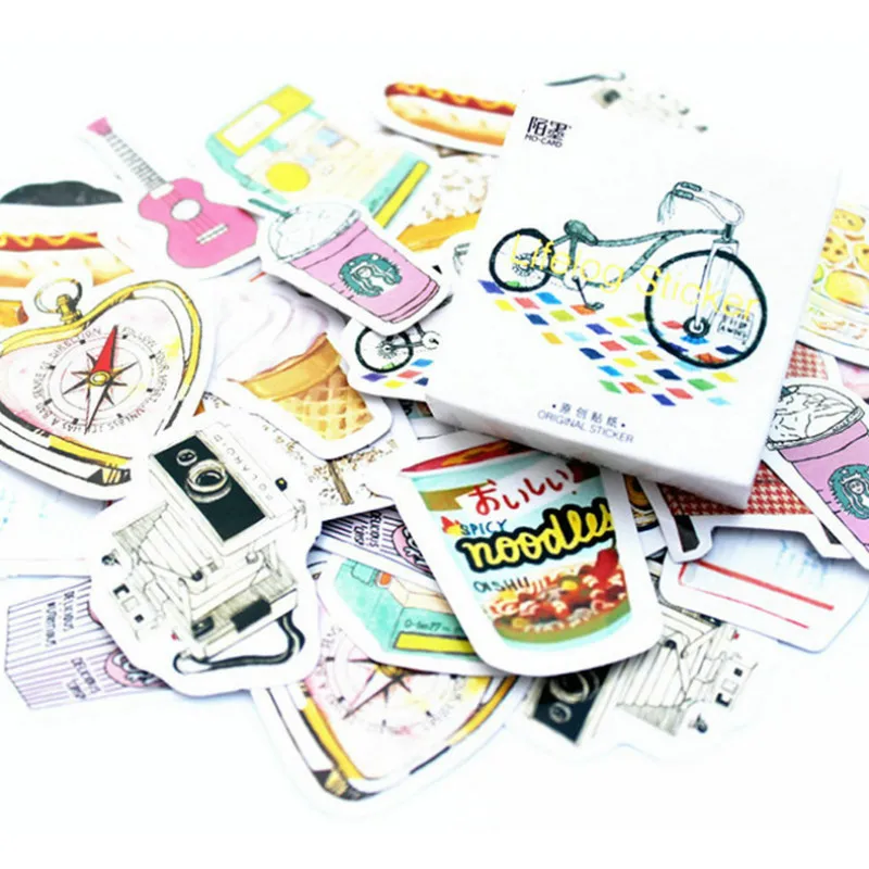 1 шт./продаем японский Ветер путешествия памятки наклейки пакет разместил его Kawaii