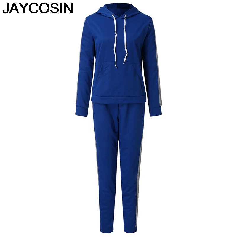 JAYCOSIN спортивный костюм для женщин модные женские повседневные спортивные топы с