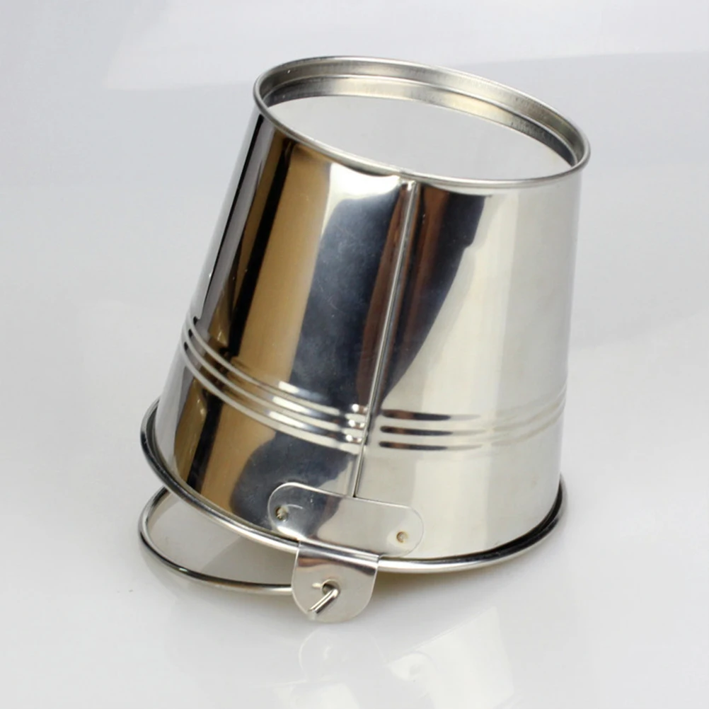 1pc 304 Stainless Steel Ice Bucket Icing French Fries Snack Bar Buckets Dessert Barrel Food Hotel Restaurant Tableware | Дом и сад